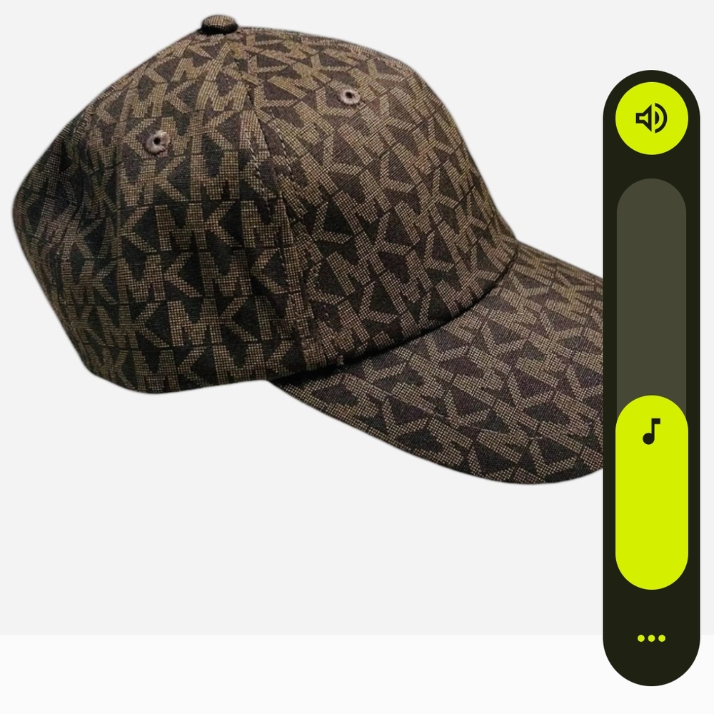 Brown Patterned Baseball Cap - image 1